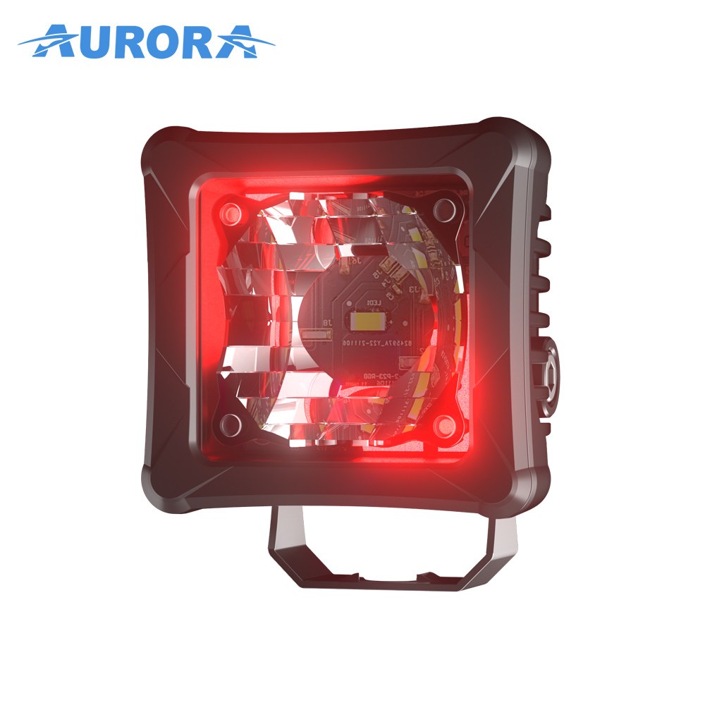 AURORA D3T-2-E23Q W Series RGB Flood LED Work Light