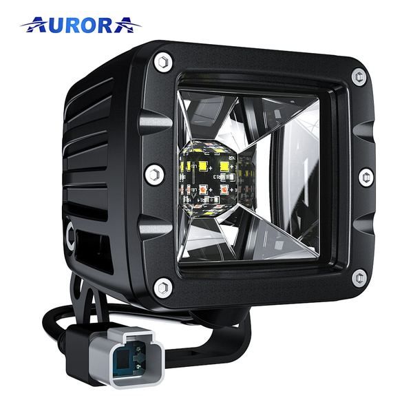 Aurora Dual Color Super Cool Amber Led  Mining Lamp Work Light for Agricultural
