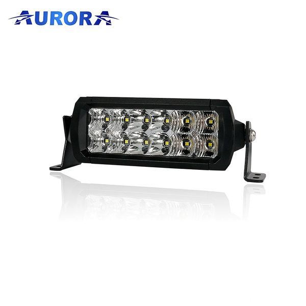 Aurora schraubenlose 6 Zoll Zweireihen-Offroad-Leiste