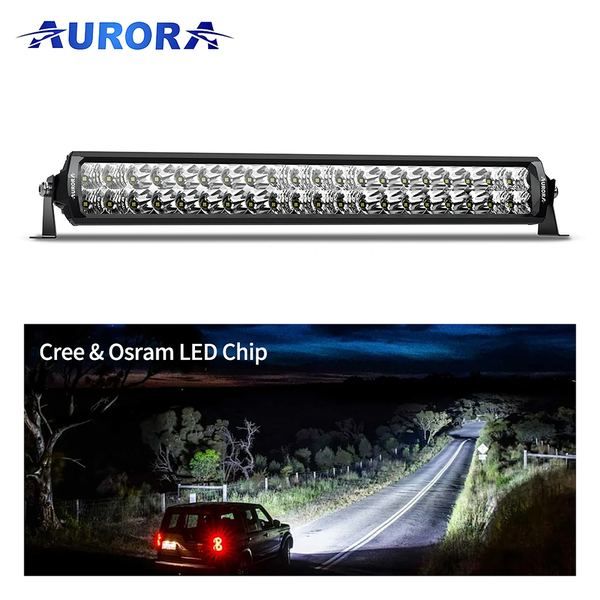 Aurora schraubenlose 20 Zoll Zweireihen-Offroad-Leiste