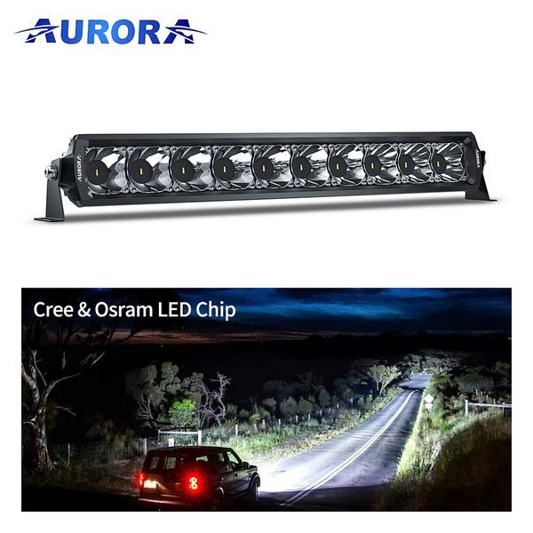 Aurora schraubenlose 20 Zoll Zweireihen-Offroad-Leiste