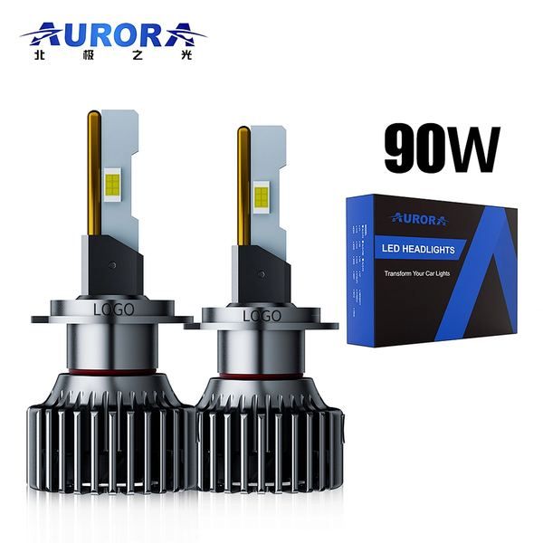 Superhelle 90W H4 H7 H11 9005 Auto LED Birne