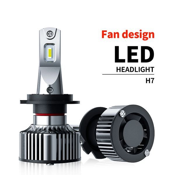 Neue luftgekühlte 50W H4 H7 9005 Auto LED Birne