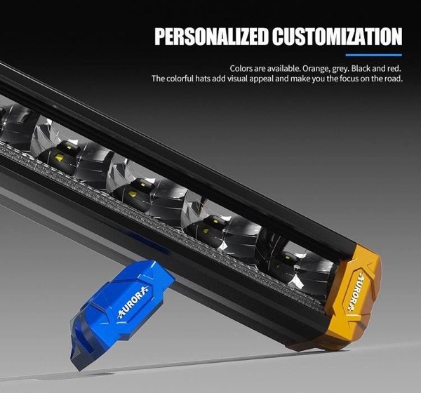 AURORA S10 Alien Shape LED Light Bar with Dual DRL
