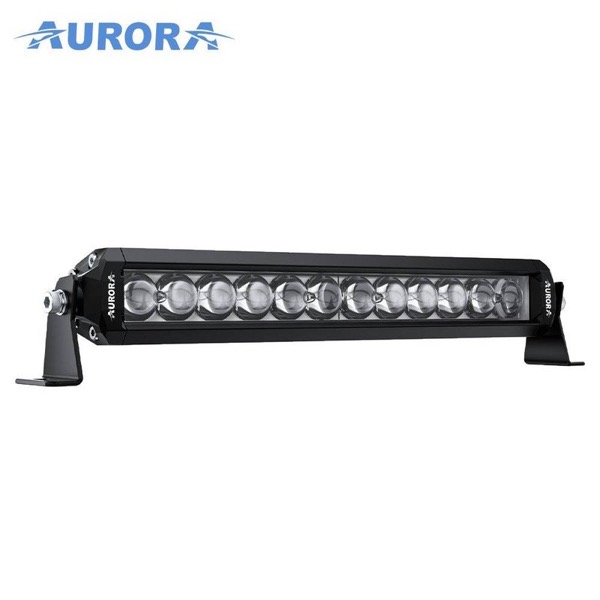 AURORA S5D1 Screwless Single Row LED Light Bar with Lens Optics