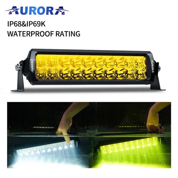 Aurora schraubenlose 10 Zoll Zweireihen-Offroad-Leiste