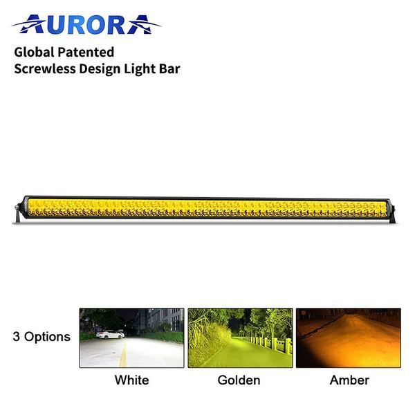 Aurora schraubenlose 50 Zoll Zweireihen-Offroad-Leiste
