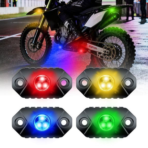 Aurora IP69K mehrfarbige RGB Motorrad Unterbodenleuchte