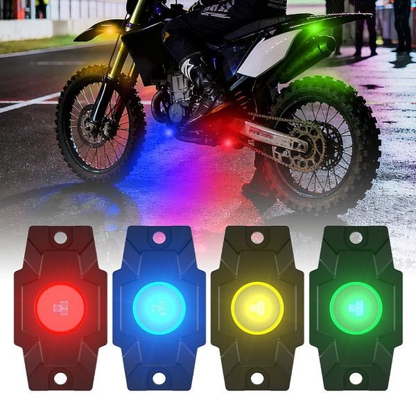 Aurora neue IP69K mehrfarbige RGB Motorrad Unterbodenleuchte