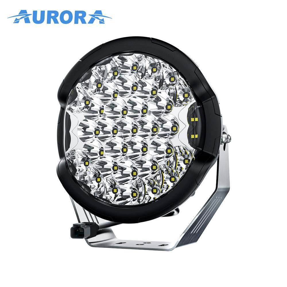 Aurora 9 Zoll Side-Shooter runde Offroad-Leuchte