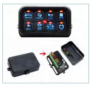 AUROR Universal 8-Gang Touch Pad Control System Specification