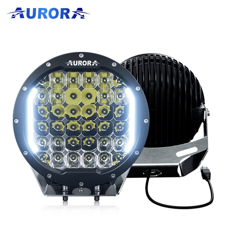 Aurora best selling round led driving light truck lights car wholesale led Work